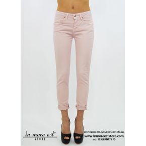 JEANS ROSA ELASTICIZZATO