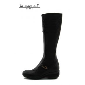 LOW BOOT BROWN SPORT CALF ELASTIC AROUND THE CALF PLAC.LOGO.AG/BOTT METAL POLISHED AND SW