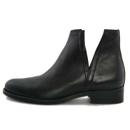 SOCKET LOW ANKLE HEIGHT BLACK CALF