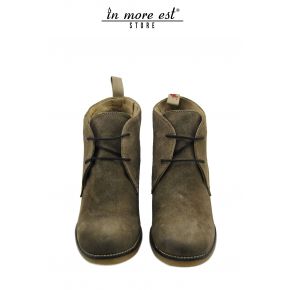 SOCKET MEDIUM ALLAC SUEDE TAUPE BOTTOM RUBBER DOVE GREY