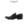 ALLACC/MOCASSINO CASUAL MARRONE VITELLO IMPUNTURATO SENZA LACCI