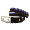 BELT MERRONE SUEDE RICHE SILVER/PURPLE FIBBIAQ METAL SILVER G LOGO GUARDIANS