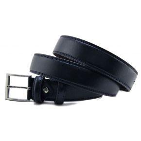 CEINTURE EN VEAU BLEU À BOUCLE MÉTAL ARG GREENWICH POLO