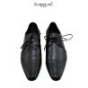 ELEGANT ALLAC BLACK CALF MICROTRAFORATA SIDE