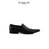 ELEGANT/MOCCASIN BLACK CALF