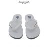 FLIP FLOPS SEA WHITE RUBBER LOGO US POLO