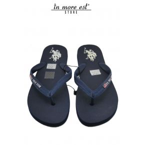 CHANCLAS MAR AZUL DE GOMA LOGO DEL POLO