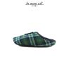 SLIPPER HOUSE THE SCOTTISH GREEN COTTON WARM