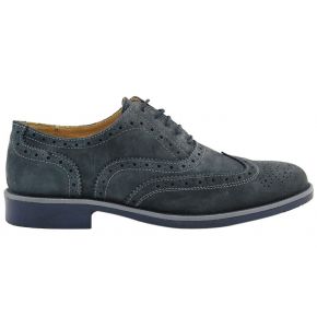 PARISIAN ALLAC BOTTOM RUBBER SUEDE BLUE PARA GREY