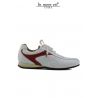 SNEAKER LOW-WHITE/RED CALF, WHITE