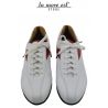 SNEAKER LOW-WHITE/RED CALF, WHITE