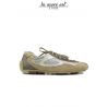 SNEAKERS BASSA CAMOSCIO TORTORA PELLE E TESSUTO GRIGIO STEMMA G LATERALE