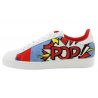 ZAPATILLAS BAJAS CUERO NEOPR POPART