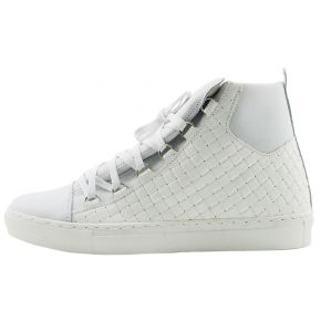 SNEAKERS INTRECCIO BIANCO