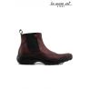 ANKLE BOOTS MEDIUM RED CALF ELASTIC ANKLE BOTTOM RUBBER