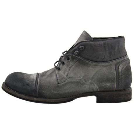 BOTTINES MI DAIM GRIS LAVÉ