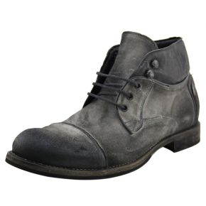 ANKLE BOOTS MID GREY SUEDE WASHED