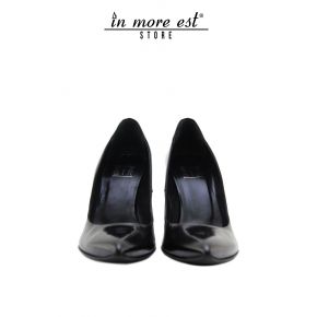 DECOLLETE' MEDIUM TOE BLACK HEEL GREAT