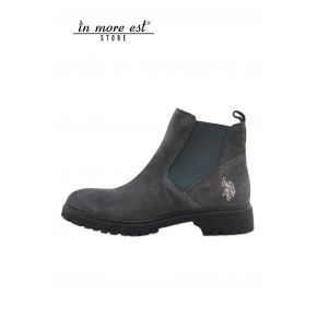 SOCKET MEDIUM BLACK LEATHER ELAST LAT CAVIGL THE BOTTOM OF THE BLACK HEEL AND BLACK WOOD