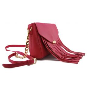 Bolso de hombro del bolso de embrague de la envolvente de Liu Jo queros fucsia azalea