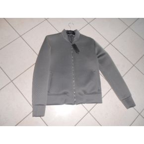 BOMBER MANIC LUNGA NEOPR GRIGIO TRAFORATO