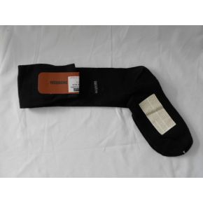 CALCETINES LUNHI NEGRO BORDADO DE LOGO AZUL MISSONI