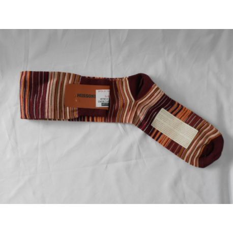 SOCKS LUNHI RED LINES, YELLOW/RED