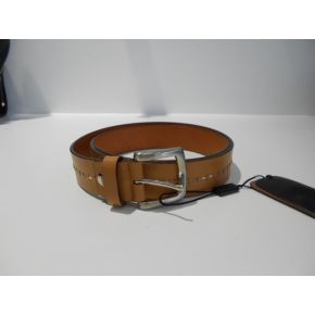 BELT CALF LEATHER IMPUNT MULTICOLOR BUCKLE METAL ARG LOGO MISSONI