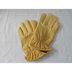 GANTS EN CUIR JAUNE