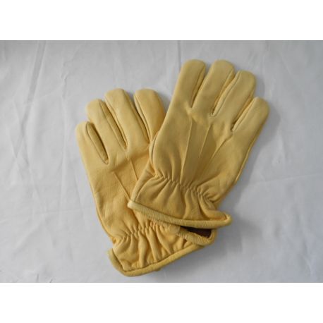 GANTS EN CUIR JAUNE