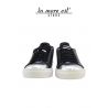 SNEAKER LOW SCHWARZ NAPPA/LAMIN ARG FONDS PARA BIANCA