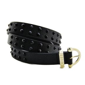 AVERAGE BELT AVRIL BLACK STUDS BLACK LIU JO