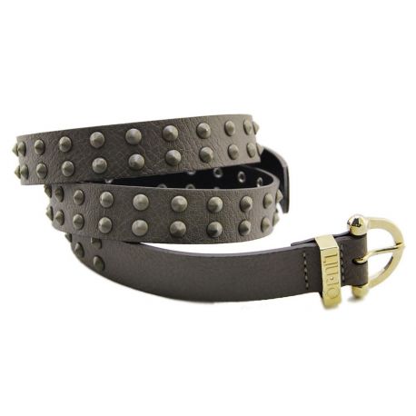 AVERAGE BELT AVRIL TAUPE STUDS TORTORA LIU JO