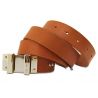 AVERAGE BELT CAMIL LEATHER PLAQUE METAL GOLD LIU JO