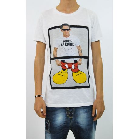 T-SHIRT IMPRESSION LAPO ELKHANN SUR LE DESSUS