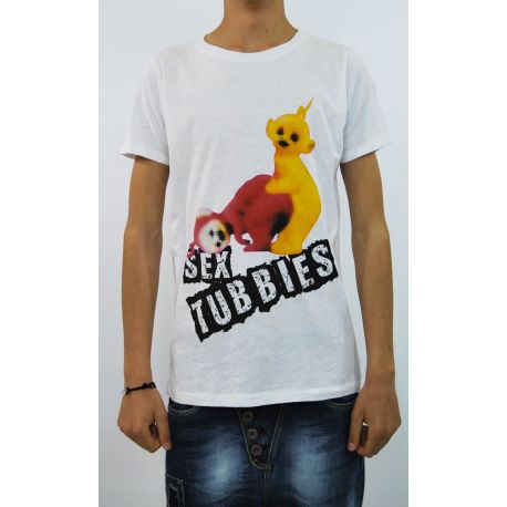 T-SHIRT STAMPA SEX TUBBIES
