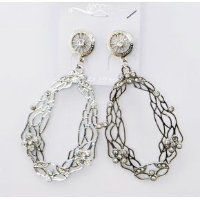 PENDANT EARRINGS SILVER