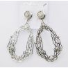 PENDENTIF BOUCLES D'OREILLES EN ARGENT