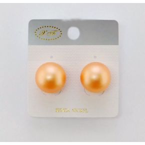 EARRINGS PEARL ORANGE