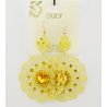 PENDANT EARRINGS IN YELLOW