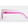 GAFAS DE SOL DE MUELLE FUCSIA MANCHADA TRANSPARENTE UNISEX