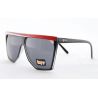 SONNENBRILLE-QUAY-SCHWARZE UND ROTE SCHABLONE UNISEX