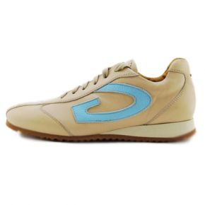 ALLAC CASUAL BASSA BEIGE ALLAC LOGO G PELLE CELESTE