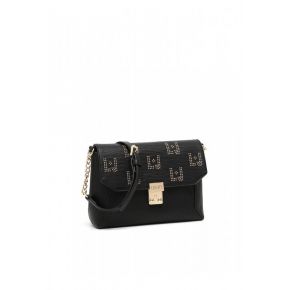 Shoulder bag Liu Jo iraclia logo LJ black