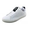 Baskets basses blanc Lea Gu dans la peau