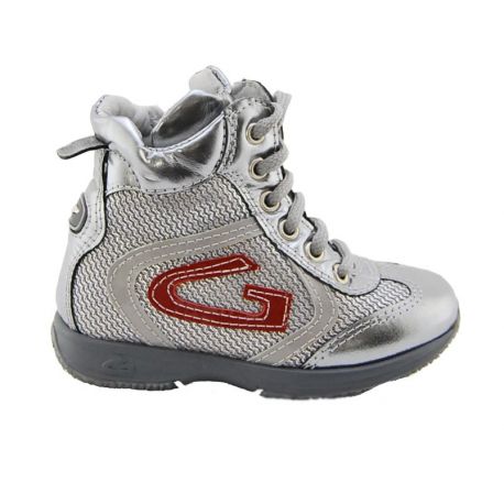 BOOT LAMIN/TESS ARG BOTTOM GREY RUBBER ALLAC LACE-UP LOGO G LAMIN RED