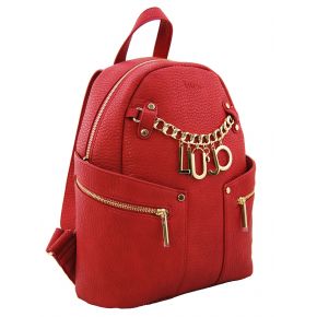 Mochila de Liu Jo m1 bolsa de nylon rojo