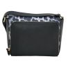 Bag tracollina Liu Jo s delphi macula, black/grey