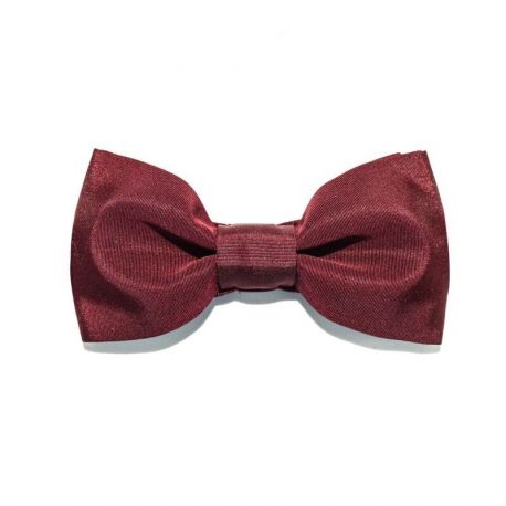 BOW TIE RED SATIN - SLIM SERIES