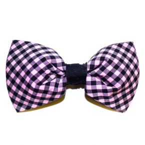 BOW TIE DIAGONALE ROSE - PAPILLON DE LA SÉRIE